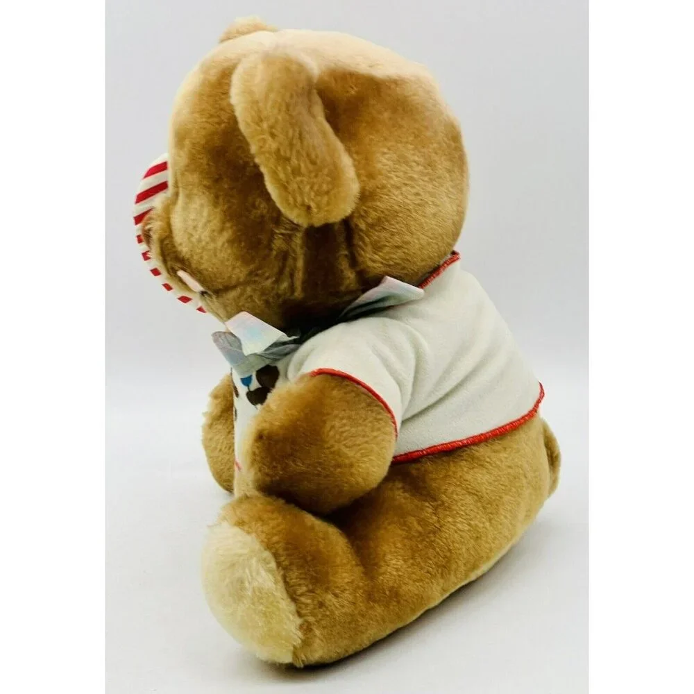 Dakin Nature Babies Lollipop Bear Plush Vintage 1984 Stuffed Animal‎ 9 inch